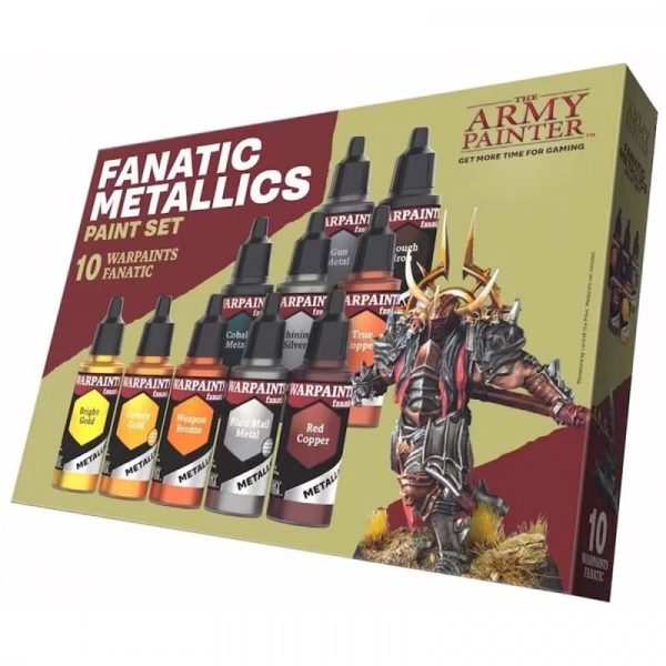  The Army Painter: Warpaints - Fanatic - Metallics Paint Set